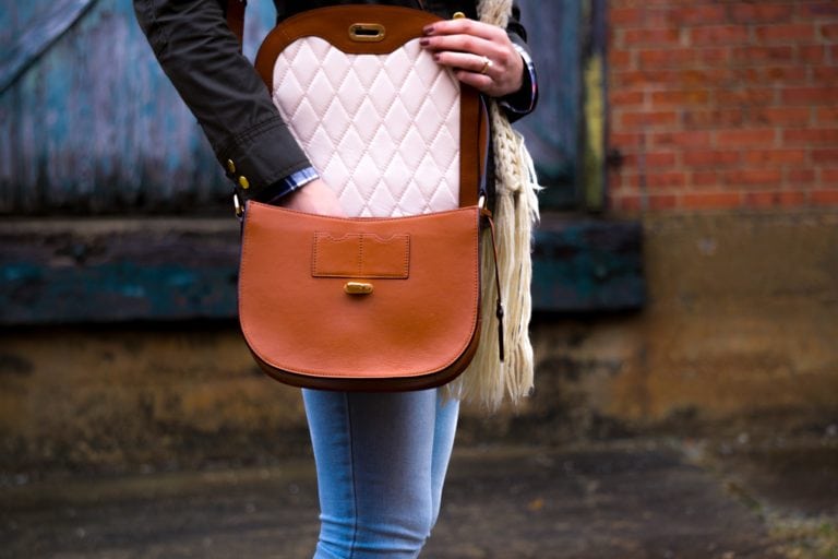 Comet Cleaners can safely remove stains from purse